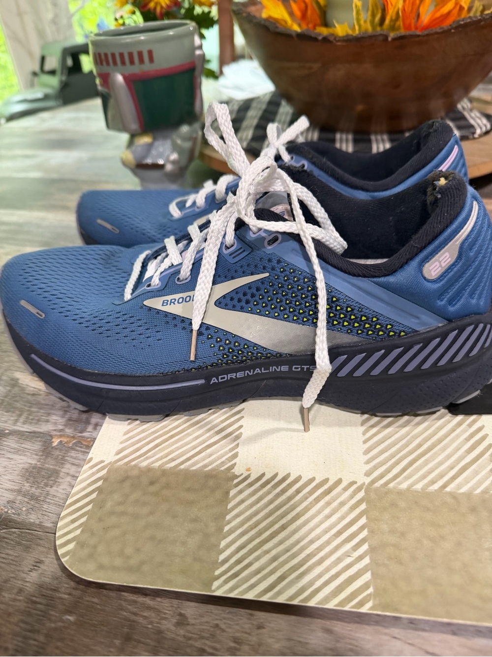 Brooks Adrenaline GTS 22  Running Shoes - Blue with Navy Accents